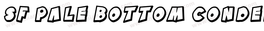 SF Pale Bottom Condensed Oblique字体转换